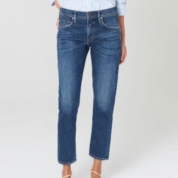 Citizens of Humanity Jeans - Elsa Mid Rise Slim Fit Crop - Size 28 - Picture 1 of 12